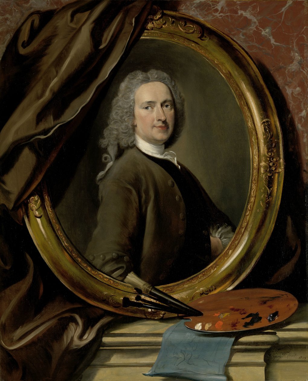 Selvportræt Selvportræt af Cornelis Troost