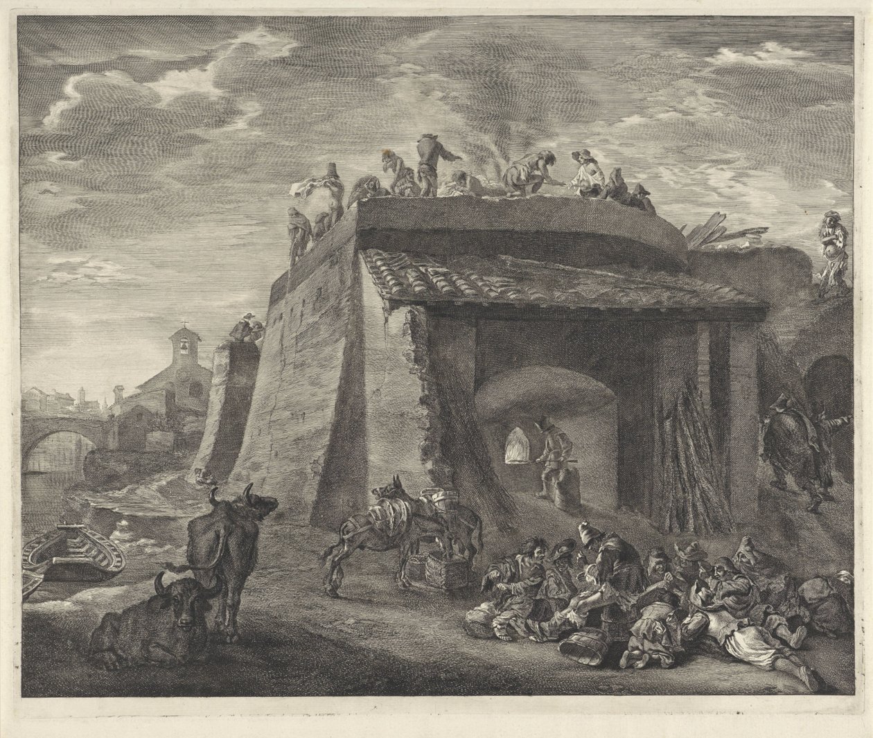 Stor kalkovn af Cornelis Visscher (II)