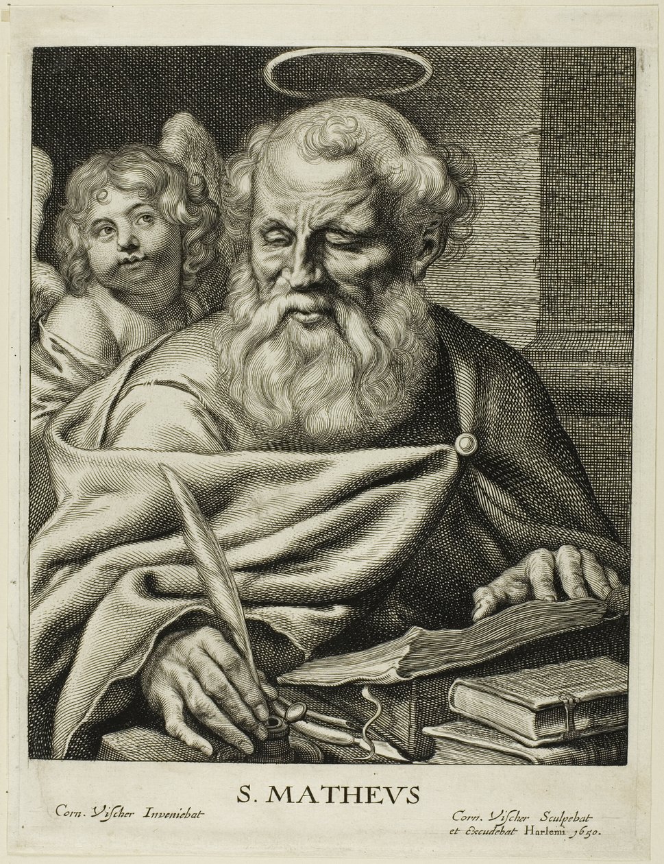 Sankt Matthæus af Cornelis Visscher
