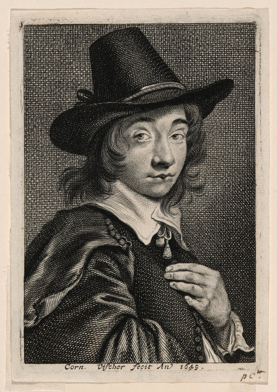 Selvportræt af Cornelis Visscher