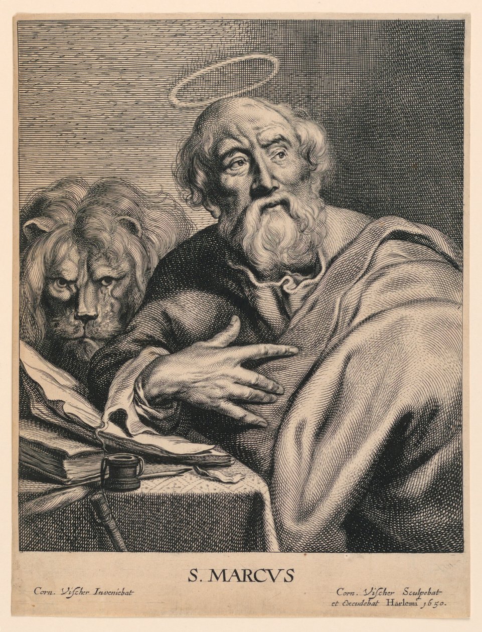 St. Mark (S.Marcvs) af Cornelis Visscher
