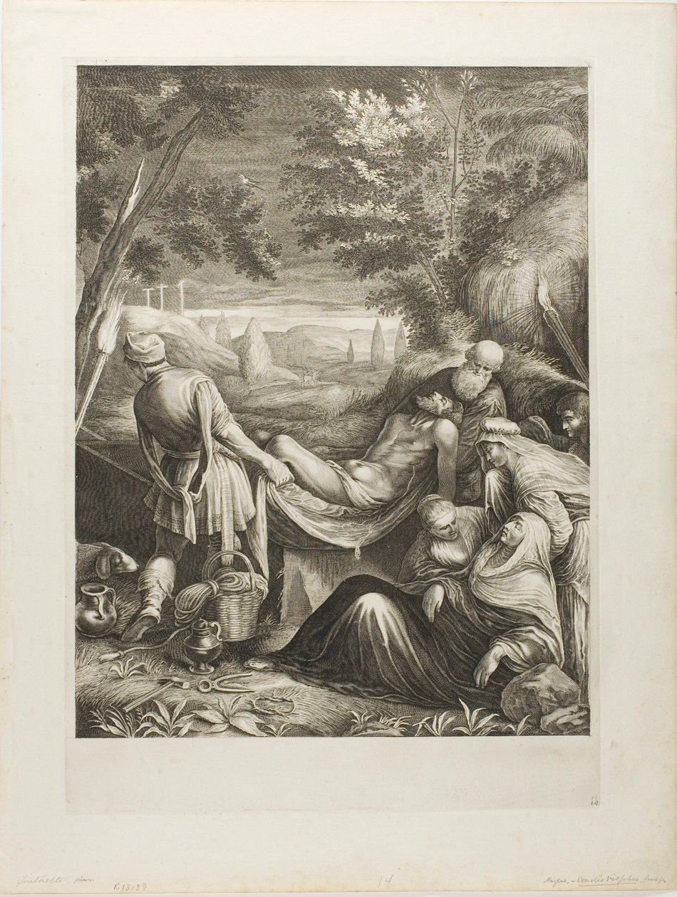 Begravelsen af Cornelis Visscher