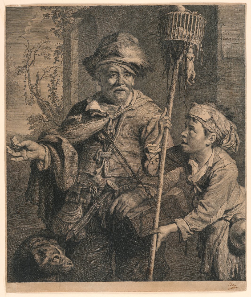 Rottefangeren af Cornelis Visscher
