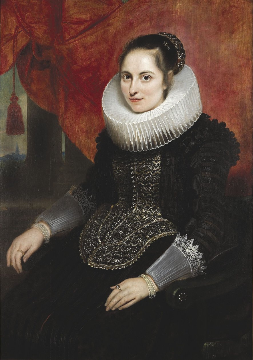 Mary of Ghinder døre af Cornelis de Vos