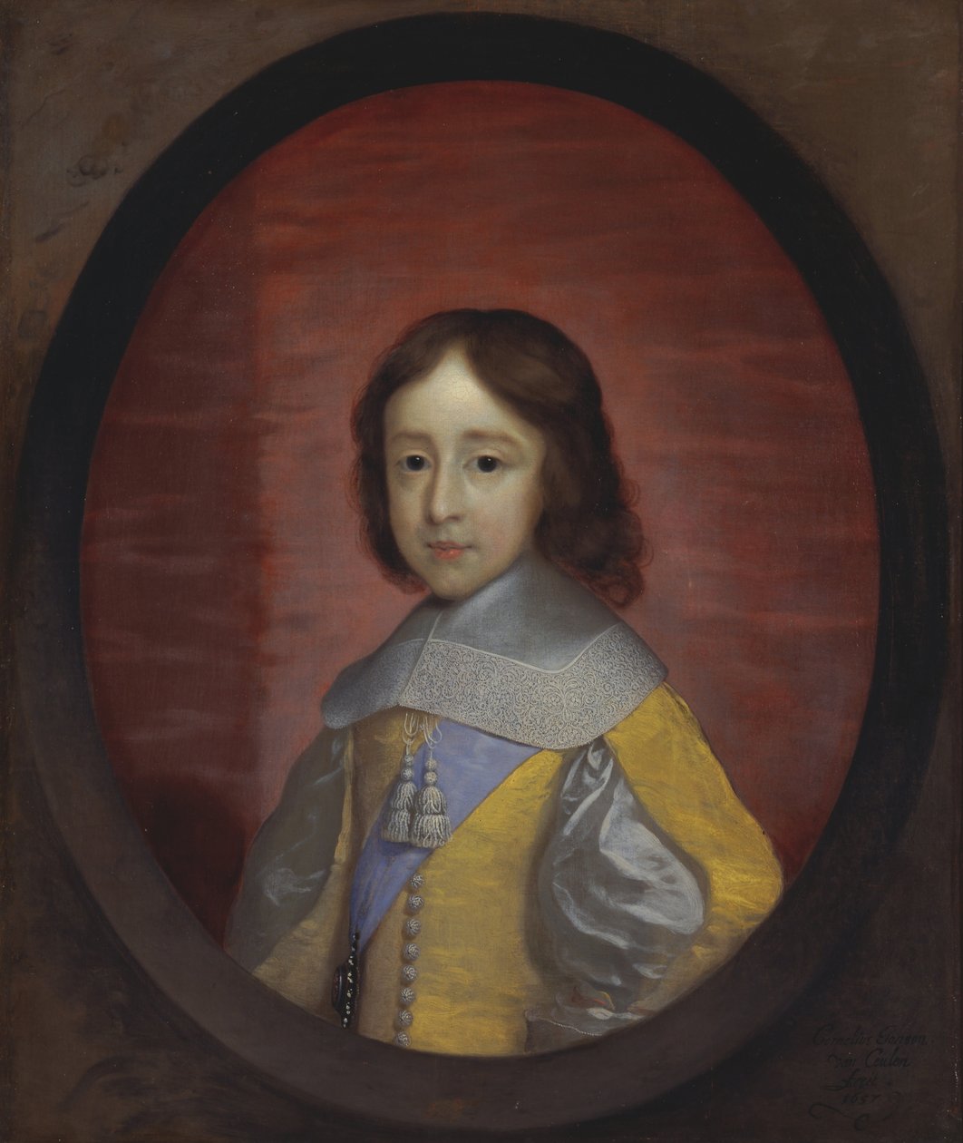 William III, prins af Orange, som barn af Cornelius I Johnson