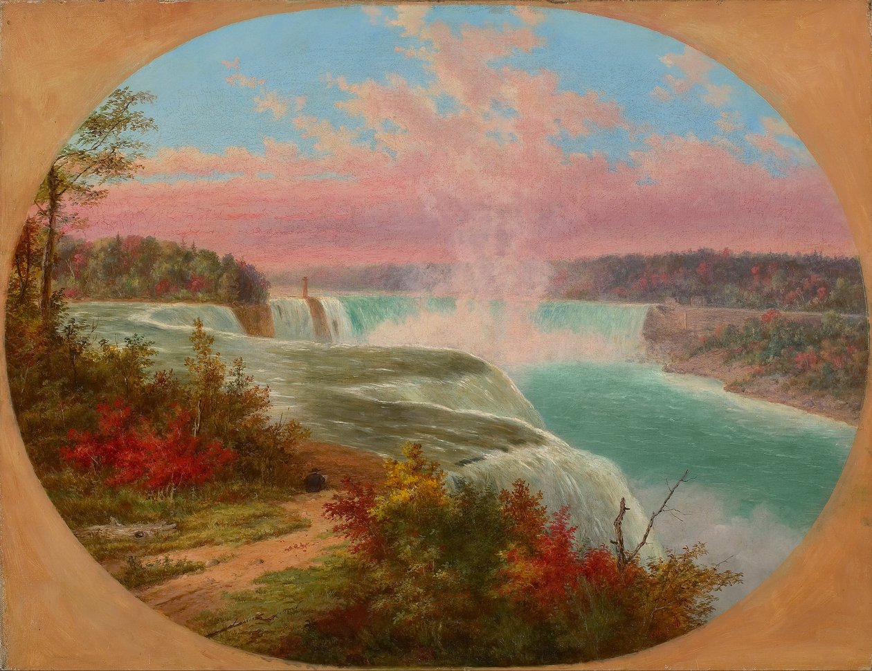 Kunstneren i Niagara af Cornelius Krieghoff