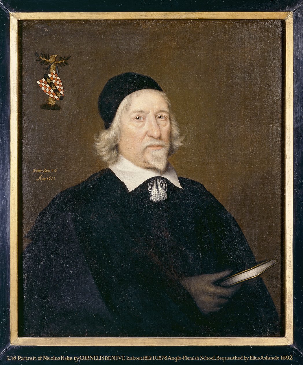 Portræt af en mand, kaldet Nicholas Fiske, 1651 af Cornelius de Neve