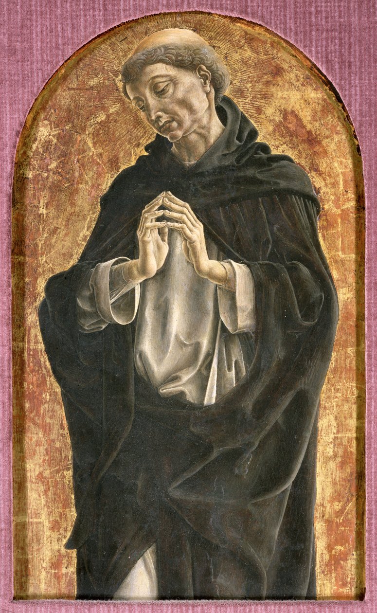 Saint Dominic (tempera på panel) af Cosimo Tura