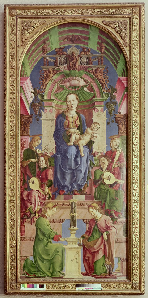 The Virgin and Child Enthroned, midten af 1470