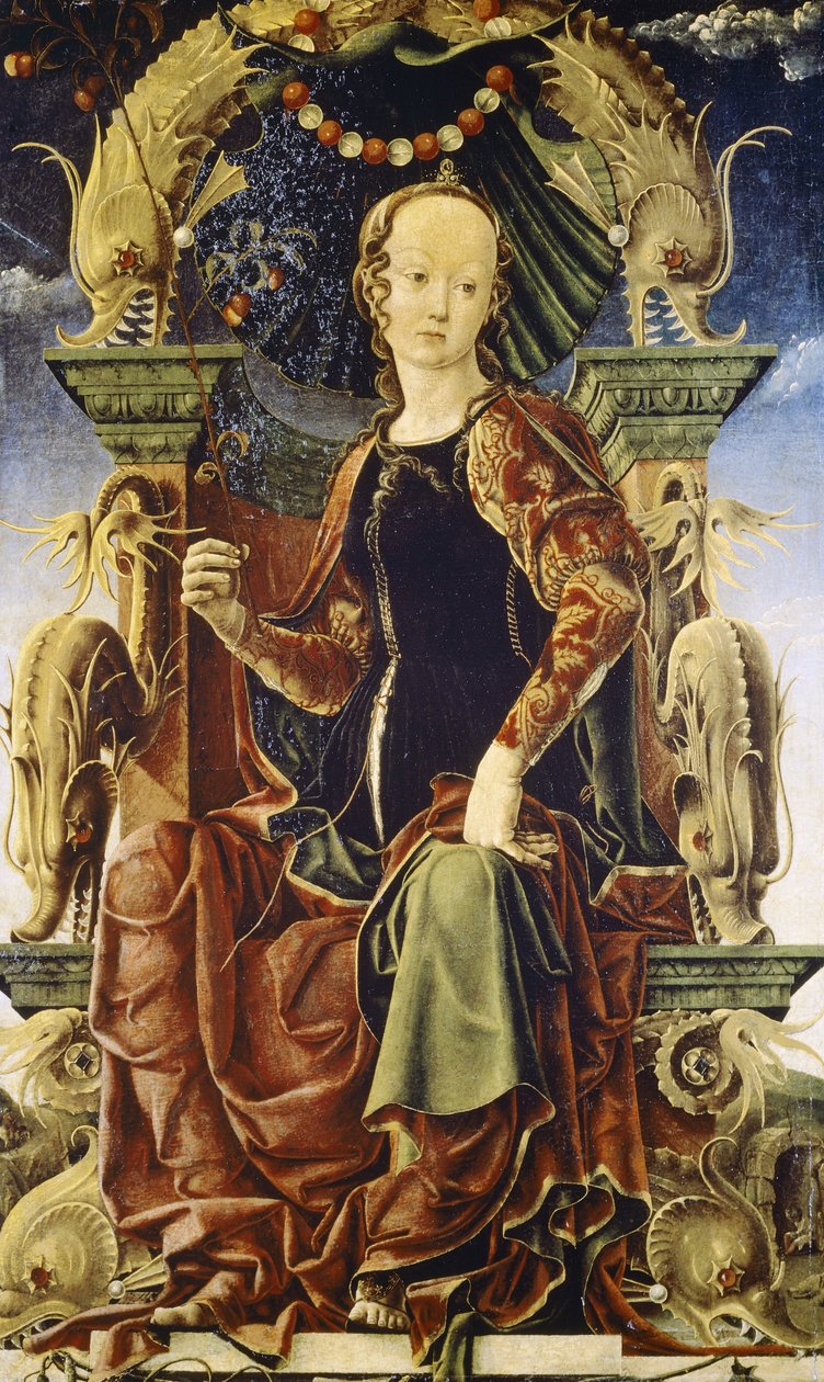En muse, muligvis Calliope af Cosimo Tura