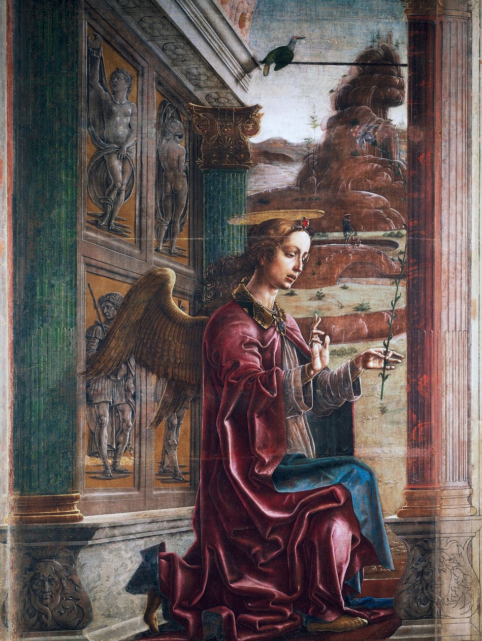 Engel, detalje fra bebudelsen af Cosimo Tura
