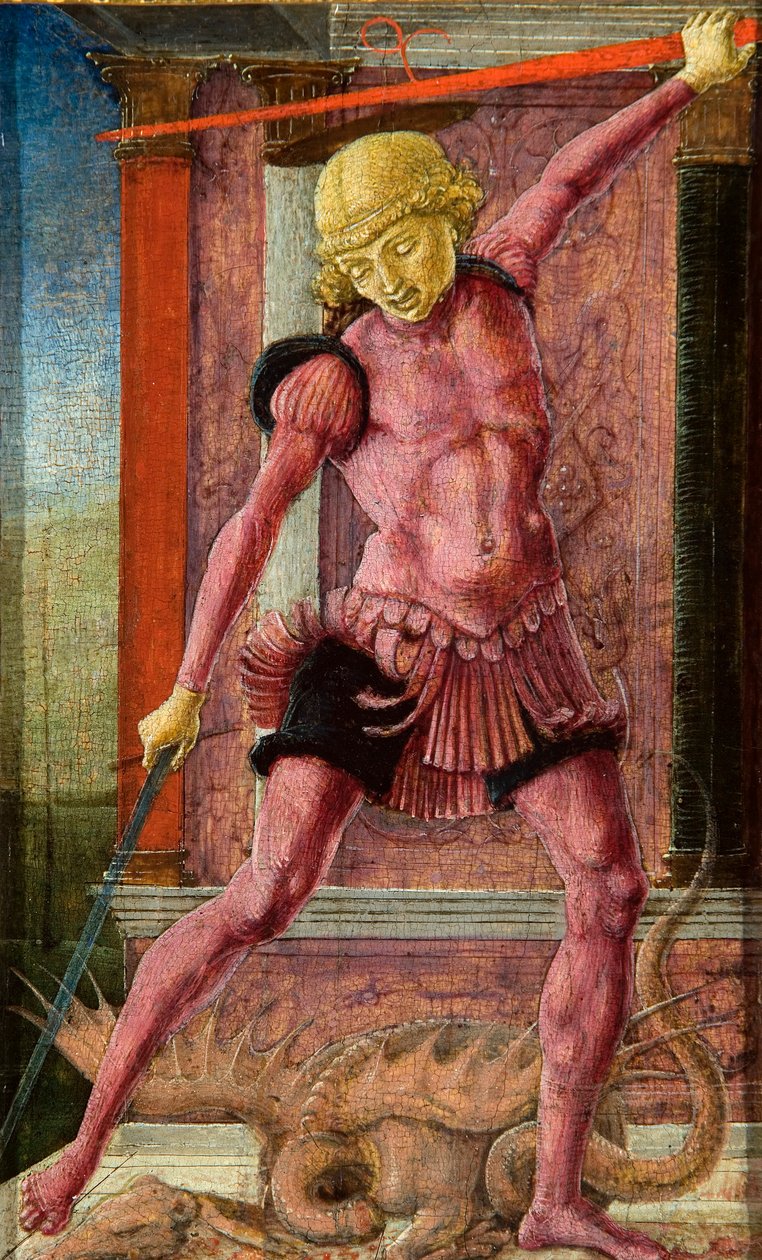 Saint George, ca 1462. af Cosimo Tura