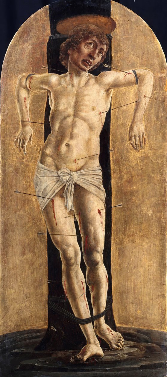Sankt Sebastian, ca 1484 af Cosimo Tura