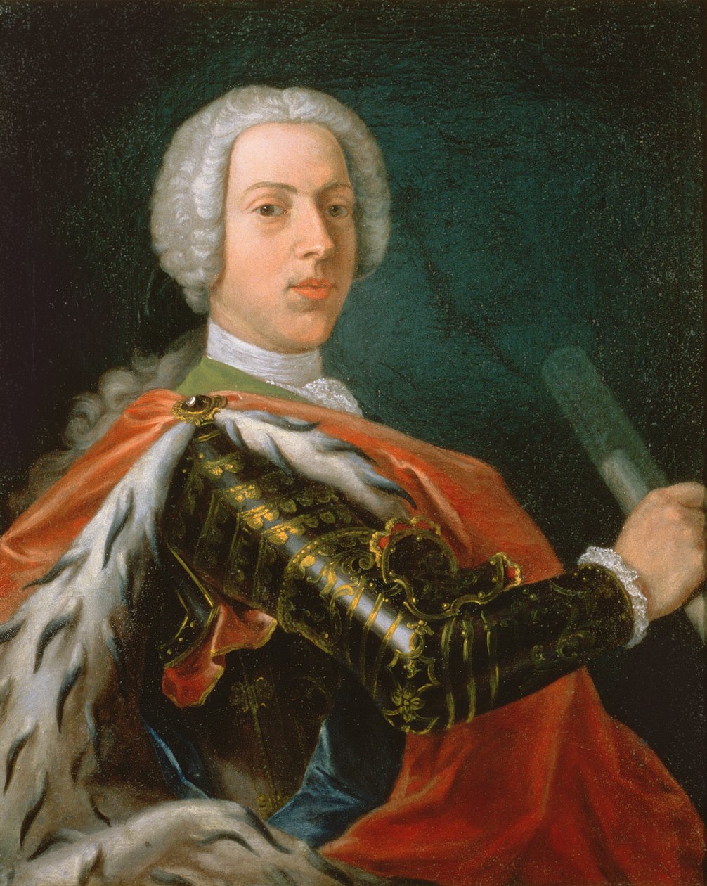Prins Charles Edward Stuart (1720-88) eller "Bonnie Prince Charlie", ca.1750-51 af Cosmo Alexander