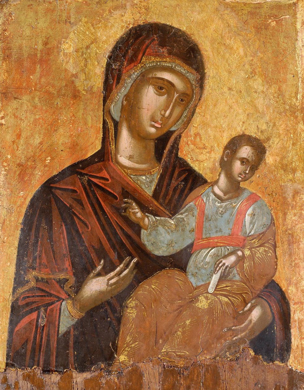 Jomfru Hodegetria af Cretan School