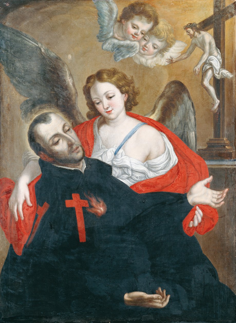 Ekstase af Saint Camillus de Lellis af Cristóbal Lozano