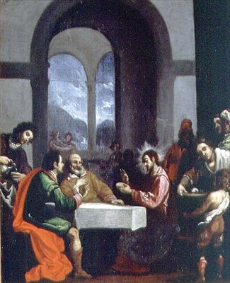 Nadveren i Emmaus af Cristofano Allori