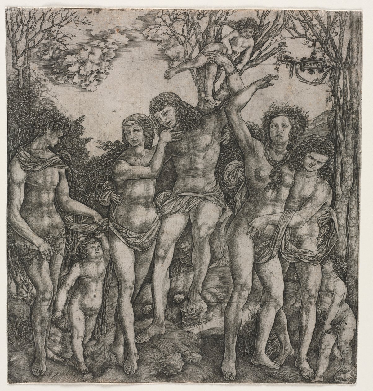 Allegori om kødelig kærlighed, ca. 1530. af Cristofano Robetta
