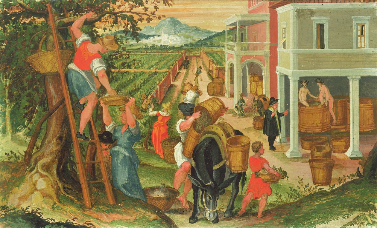 Oktober af Cristoforo Rustici