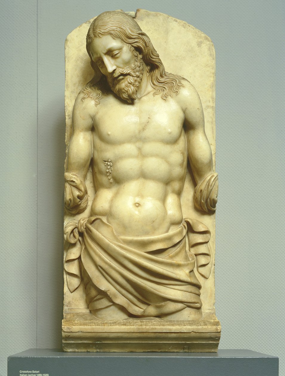Den døde Kristus, ca. 1500 (marmor) af Cristoforo Solari
