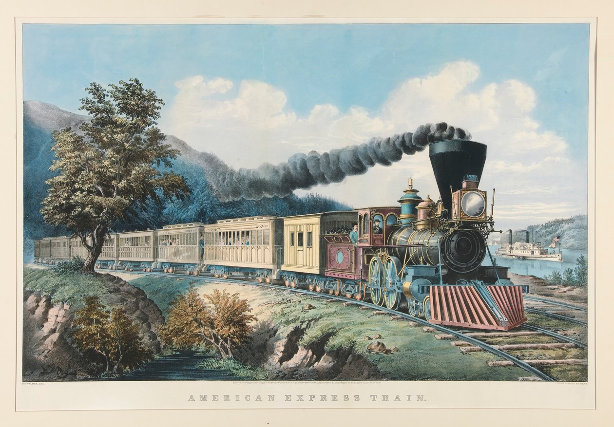 American Express tog af Currier and Ives