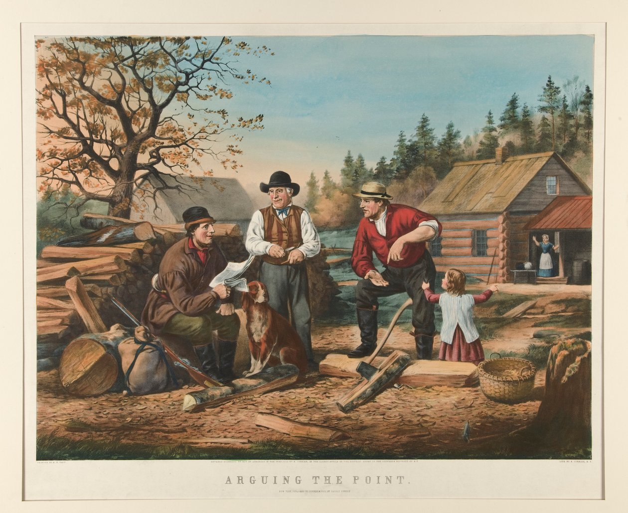 At argumentere for pointen af Currier and Ives