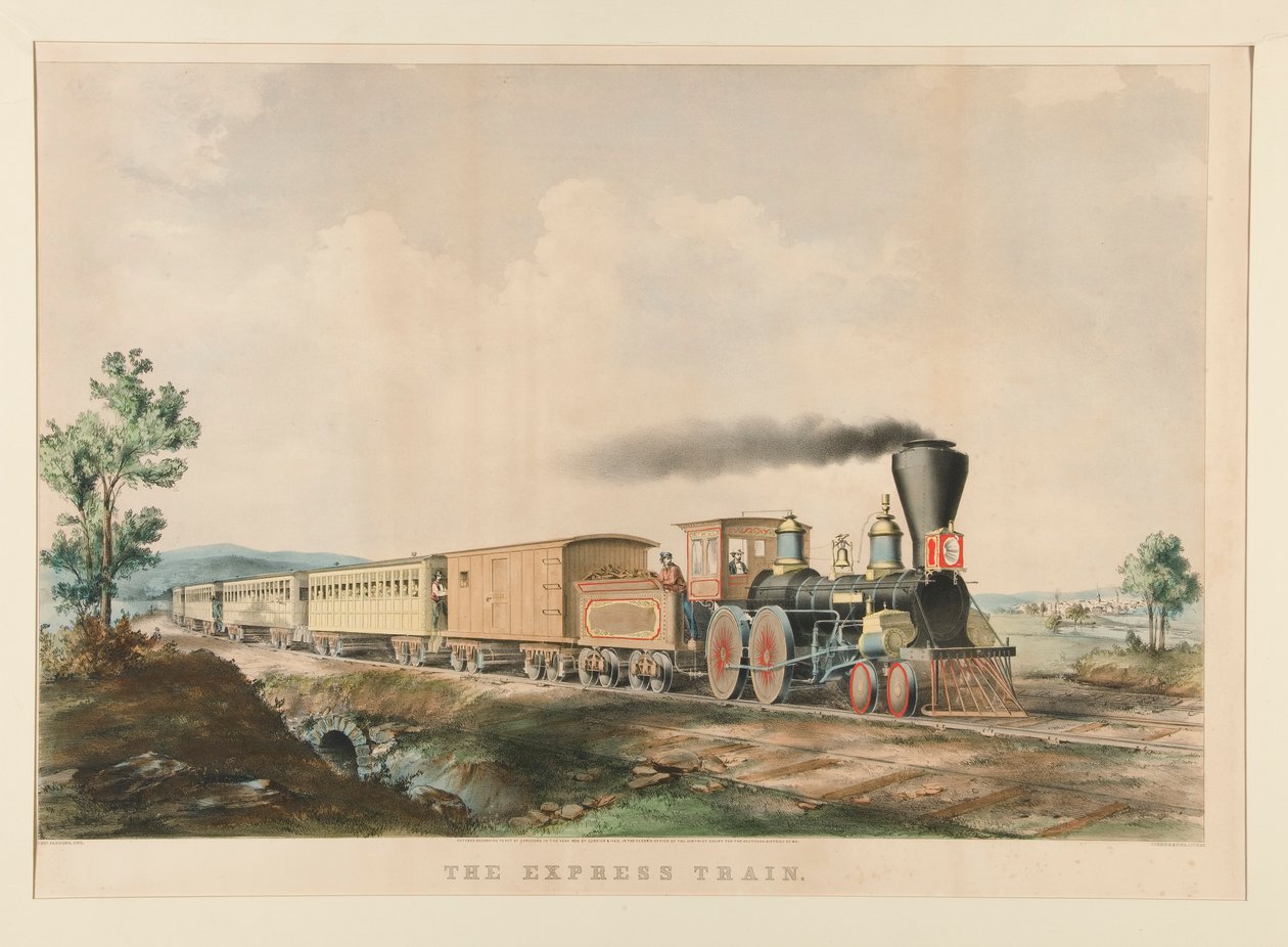 Eksprestoget af Currier and Ives