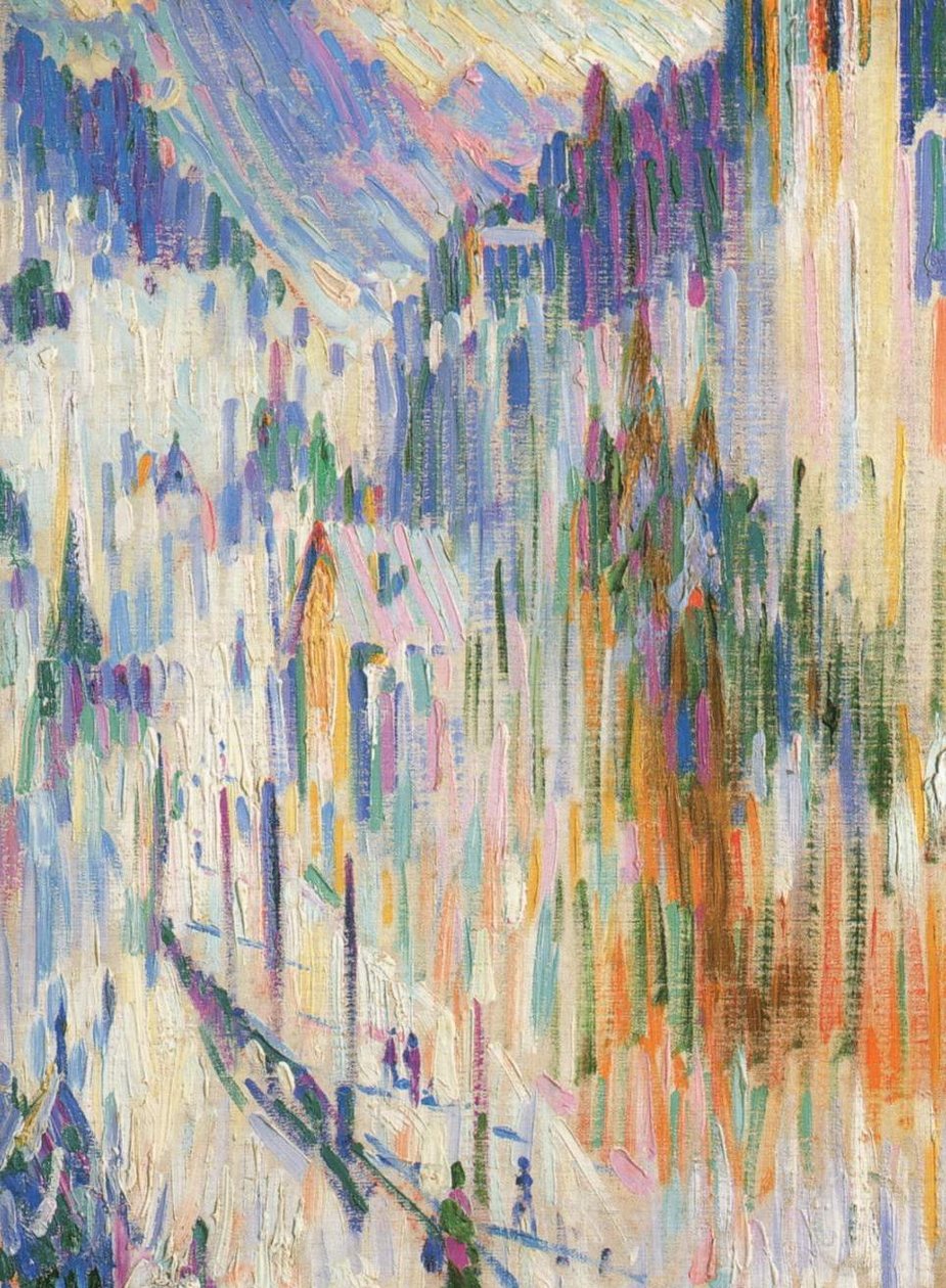 St. Moritz im Winter af Curt Herrmann