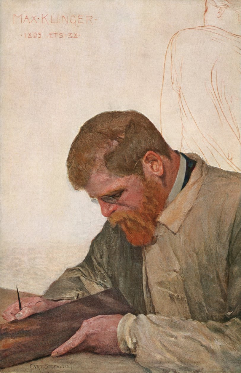 Max Klinger, ca. 1900 (maleri) af Curt Stoeving
