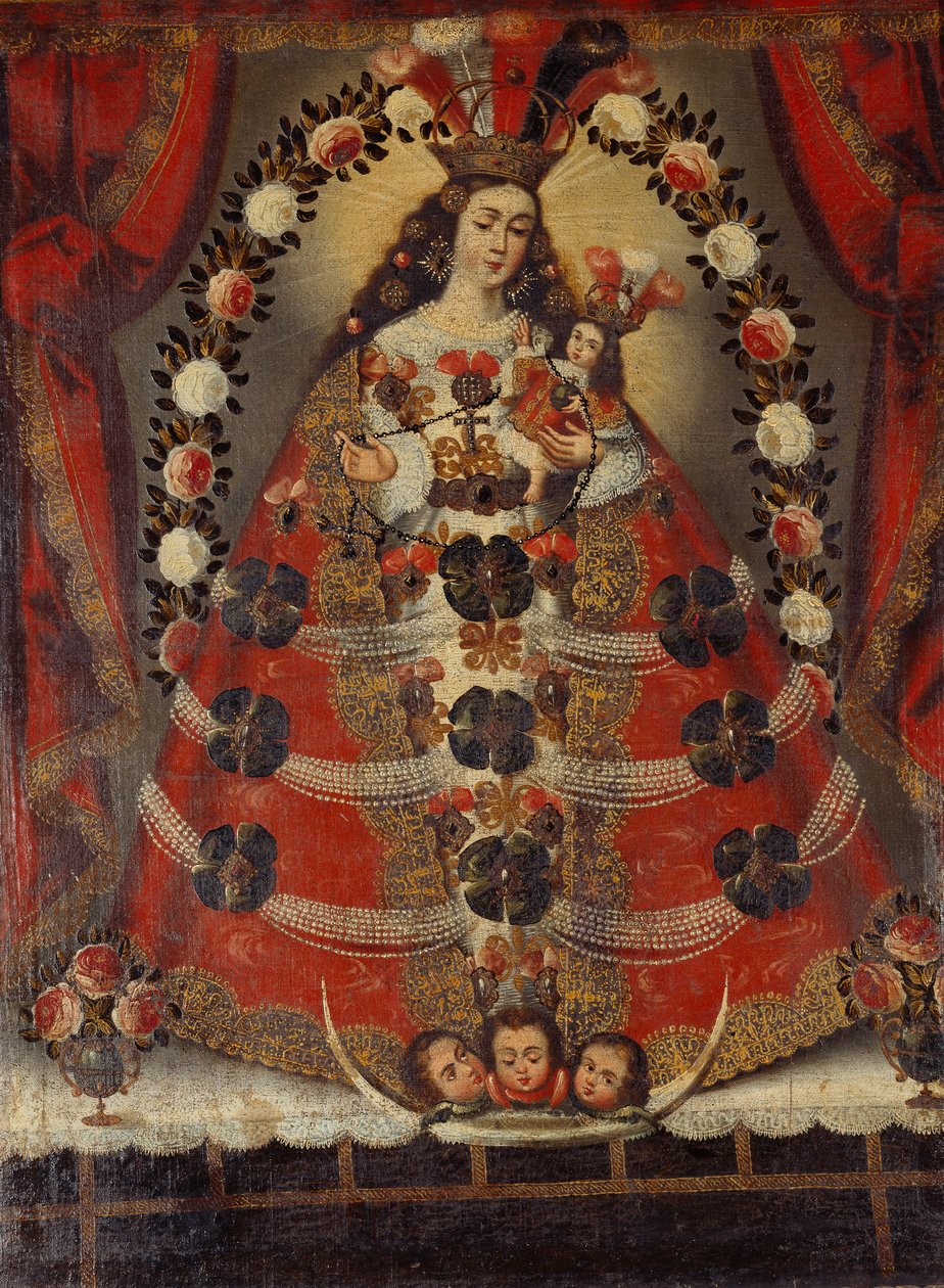 Den ubesmittede undfangelse, ca. 1700 af Cuzco School