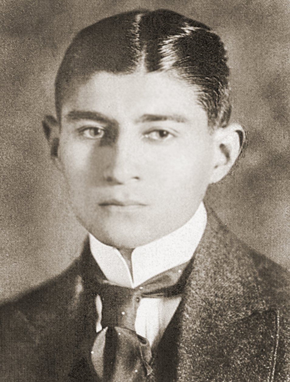 Portræt af Franz Kafka, (1883 - 1924) af Czech School