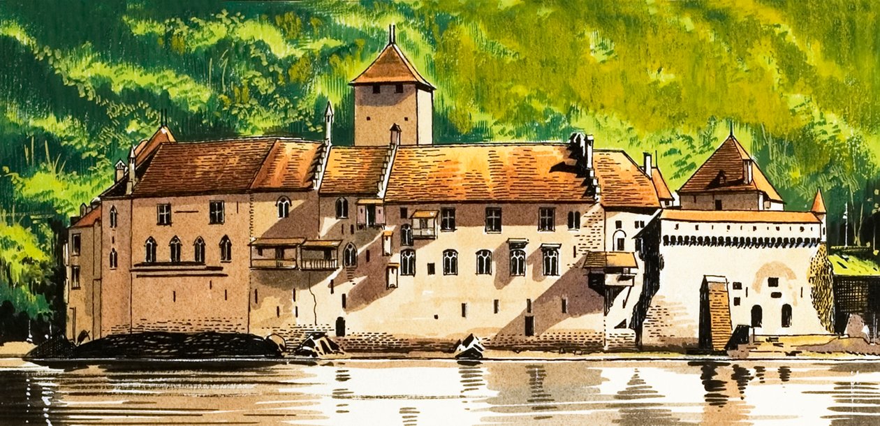 Chateau De Chillon af Dan Escott
