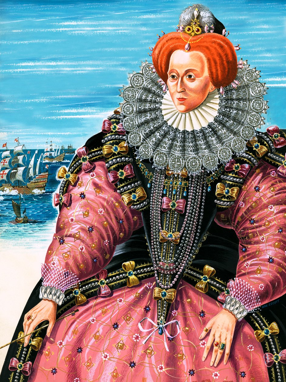 Dronning Elizabeth - Krigerdronningen af Dan Escott