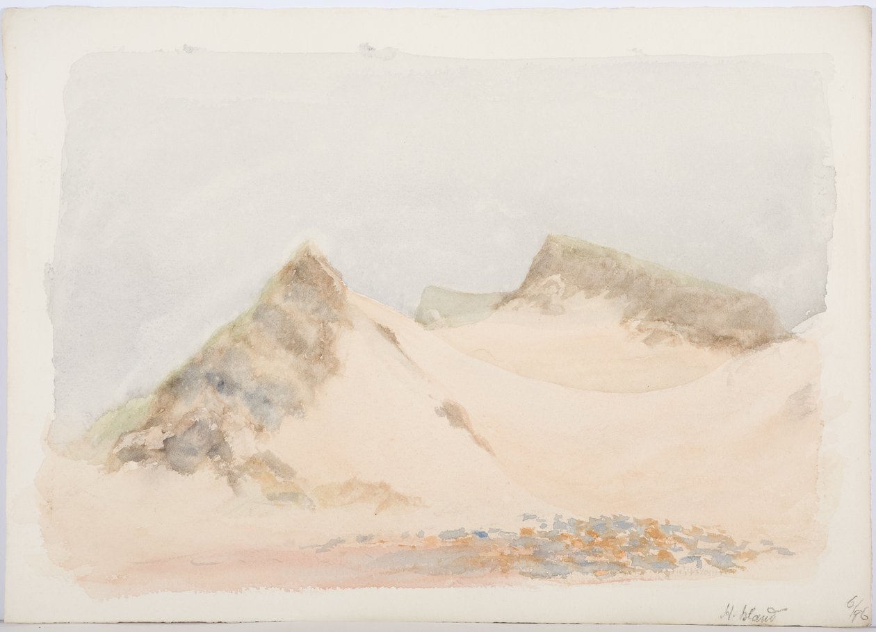 ca. 1916 (blyant og wc på papir) af Daniel Oliver