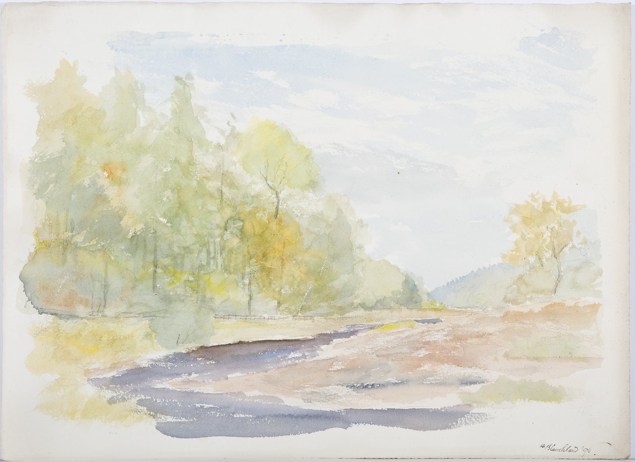 ca. 1916 (blyant og wc på papir) af Daniel Oliver