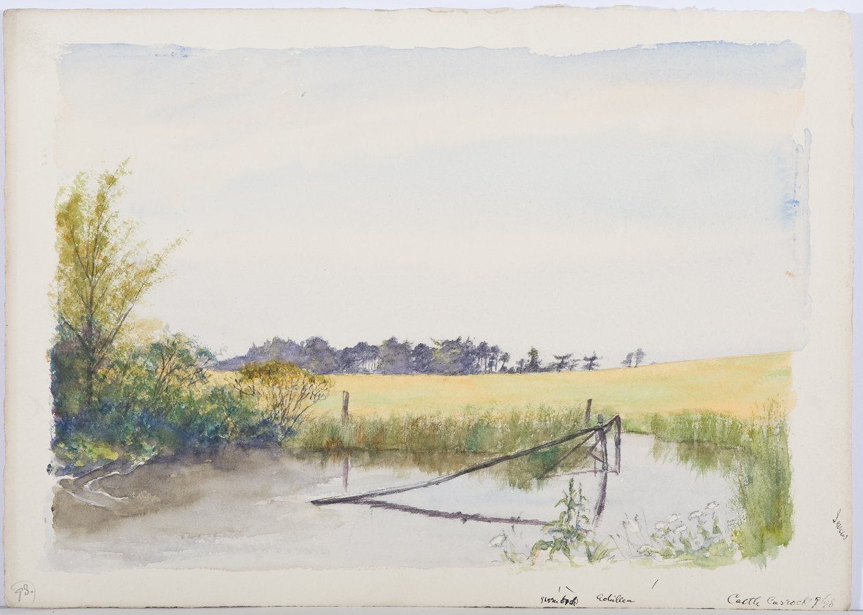 ca.1916 (blyant og wc på papir) af Daniel Oliver