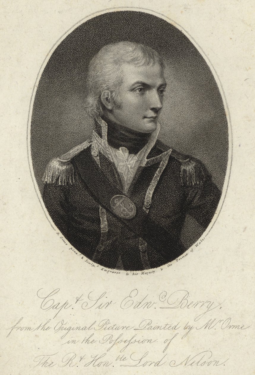 Kaptajn og Sir Edward Berry af Daniel Orme