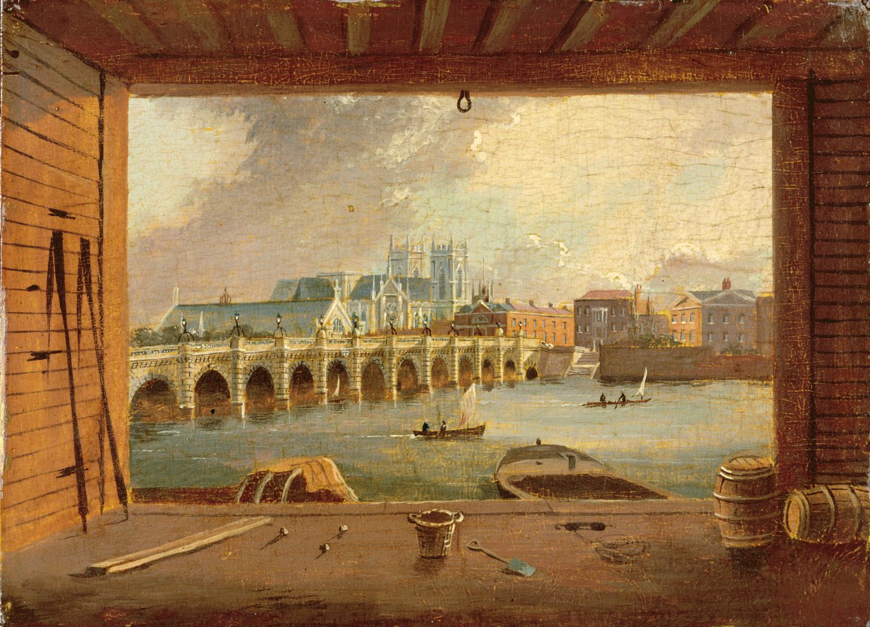 Udsigt over Westminster Bridge af Daniel Turner