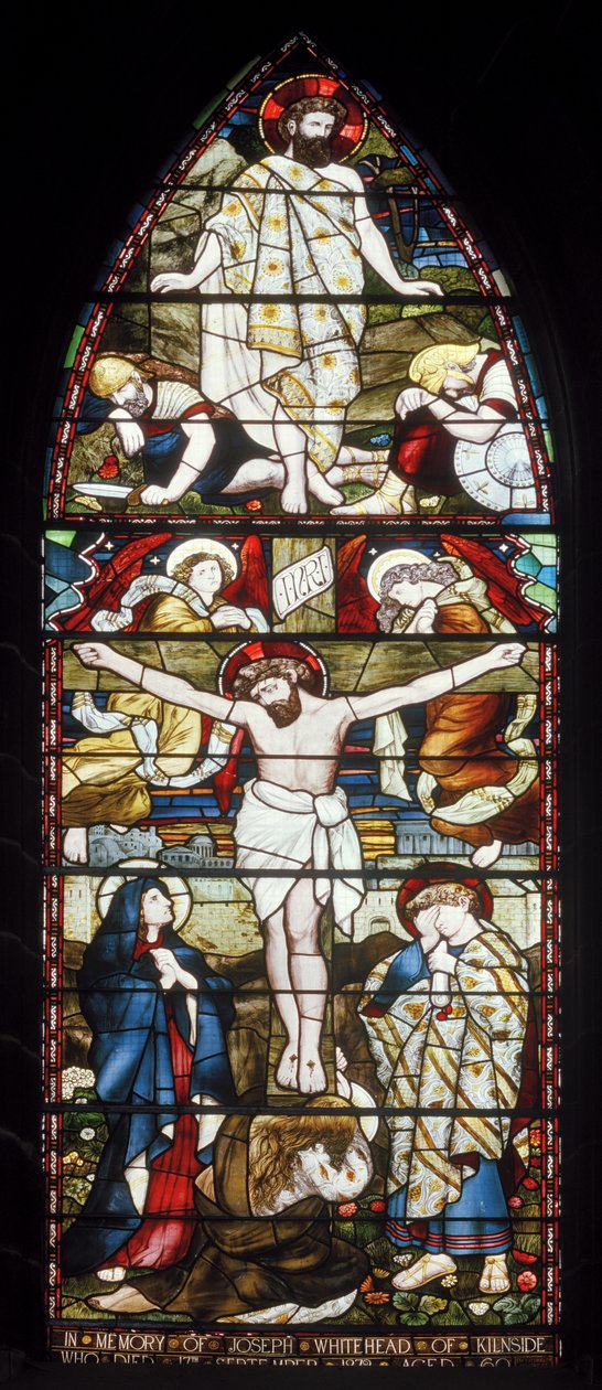 The Crucifixion, Paisley Abbey, Cottier & Co, 1874 af Daniel Cottier
