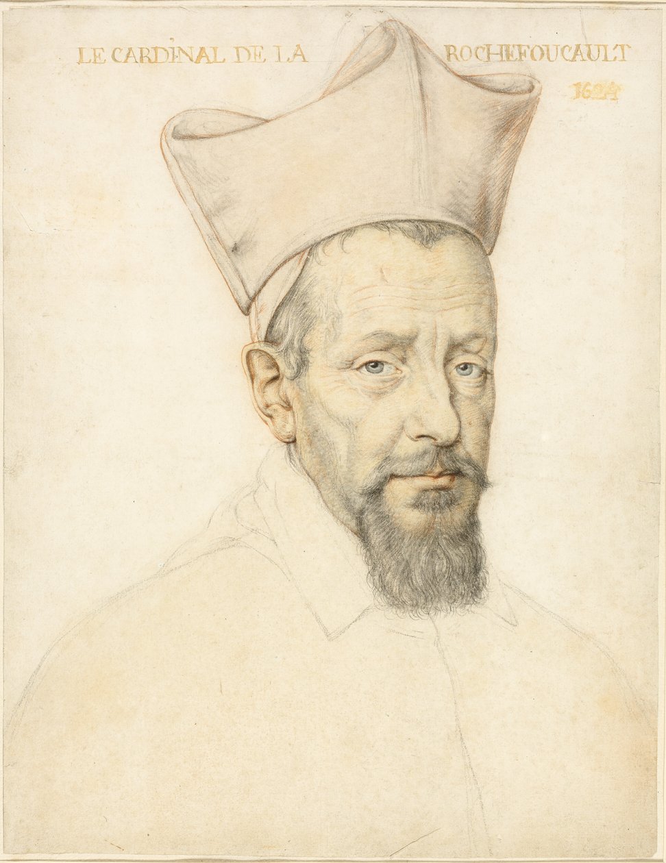 Buste af kardinal de la Rochefoucauld af Daniel Dumonstier