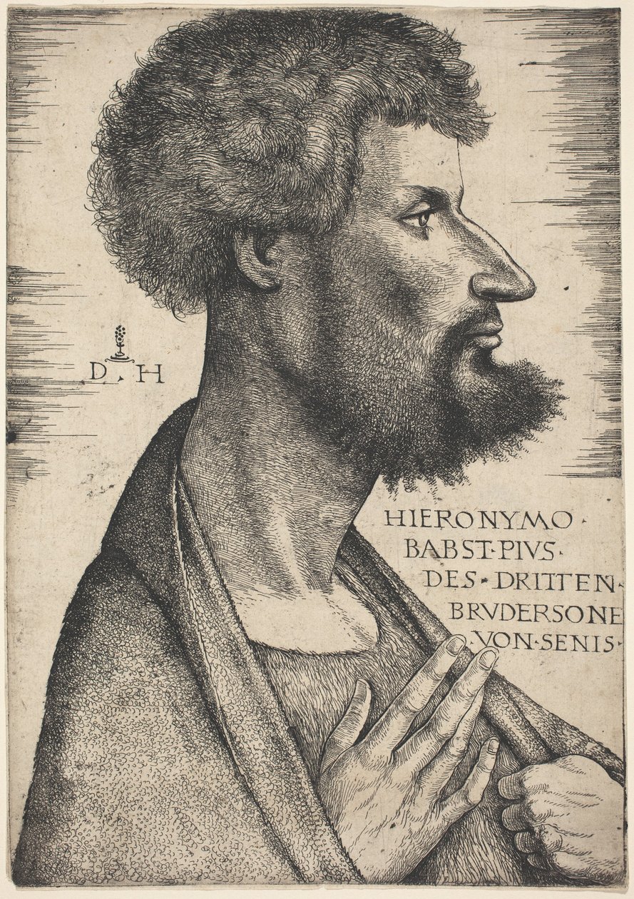 Girolamo da Siena af Daniel Hopfer