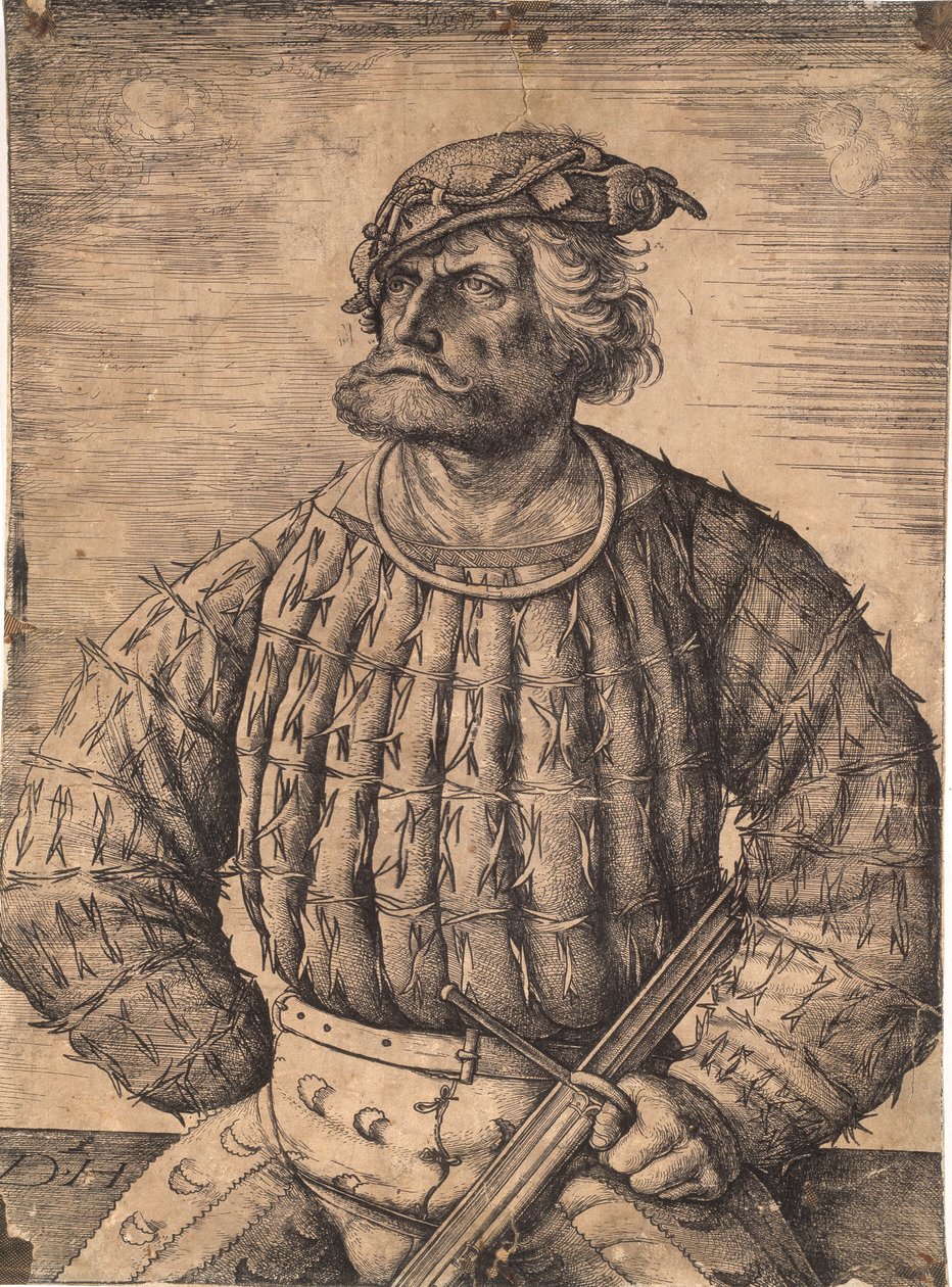 Kunz von der Rosen, kejser Maximilians hofnar af Daniel Hopfer