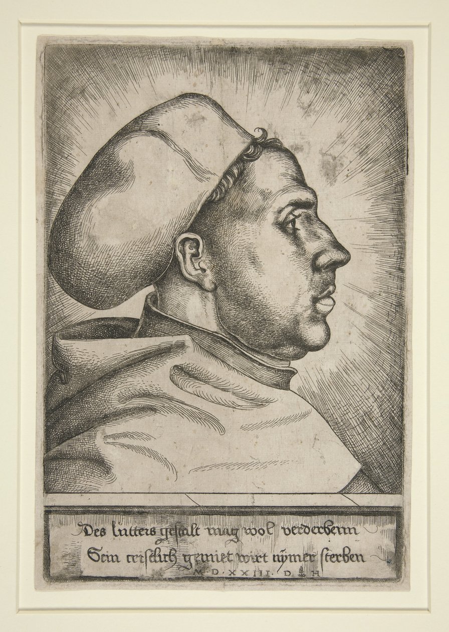 Martin Luther, 1523 af Daniel Hopfer