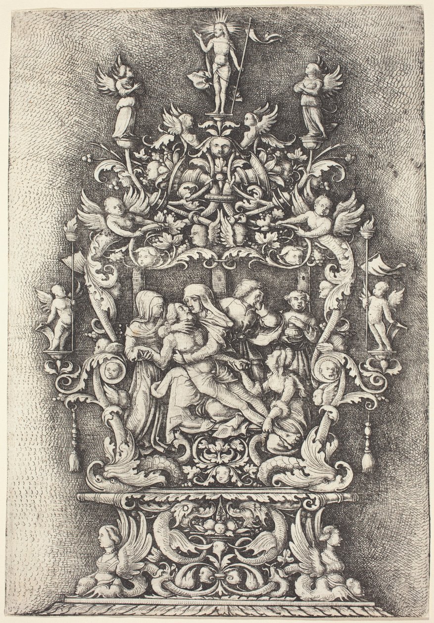 Relikvieskrin med Pietà af Daniel Hopfer
