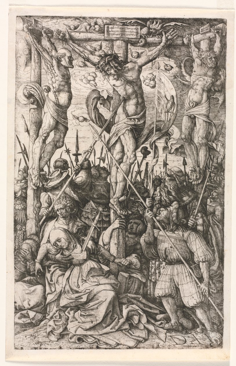 Golgata, ca. 1520. af Daniel Hopfer