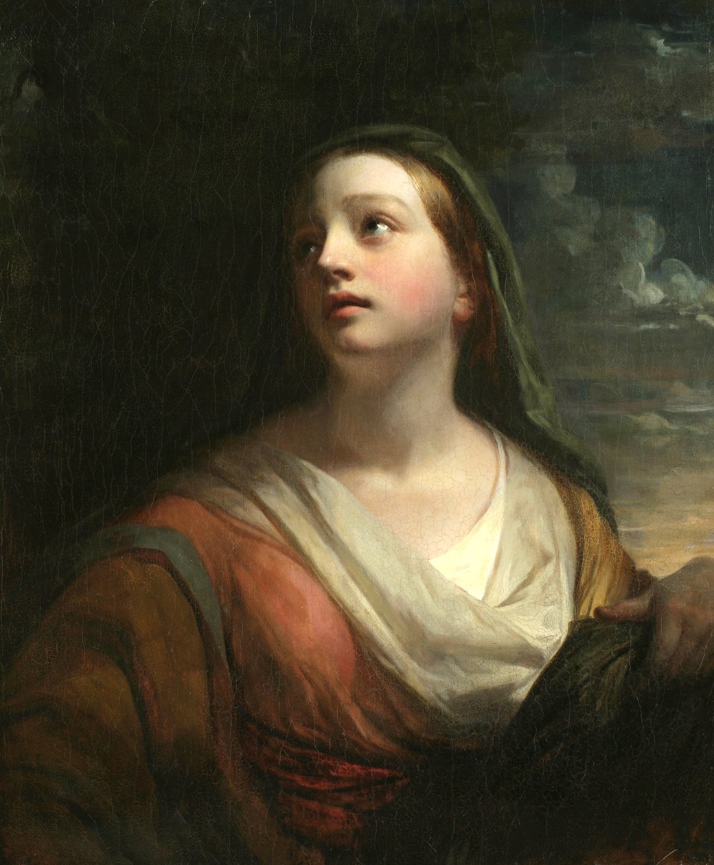 En sibylle, 1839 af Daniel Huntington