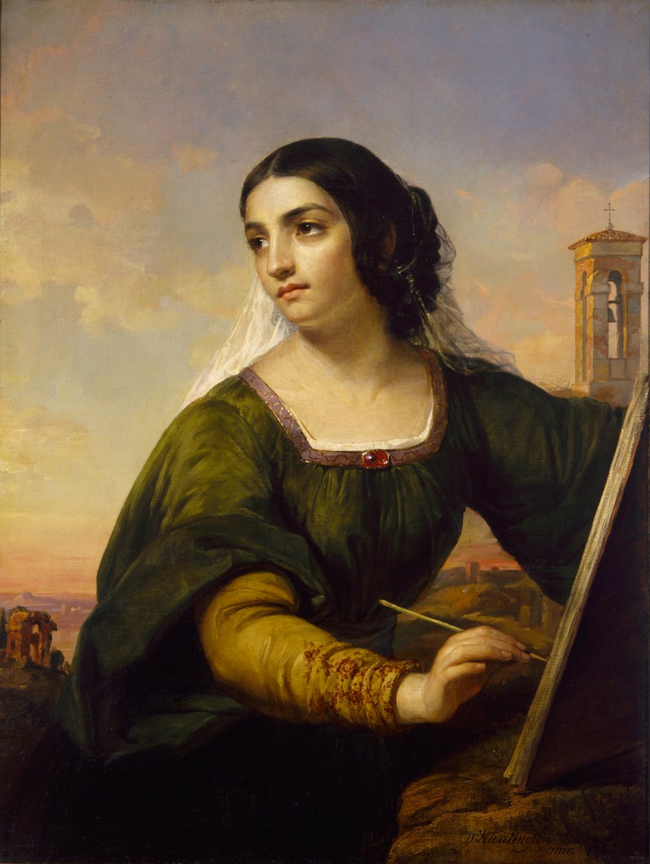 Italien, 1843. af Daniel Huntington