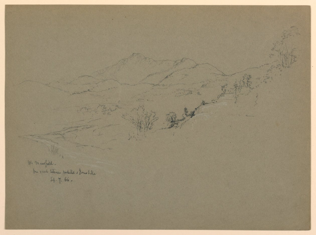 Mount Mansfield, Vermont af Daniel Huntington