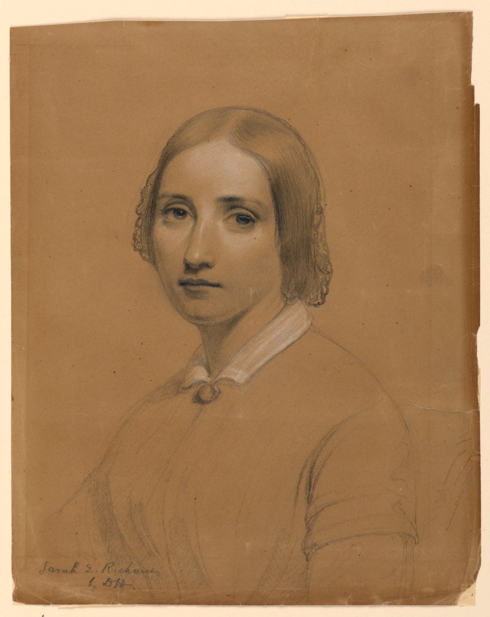 Portræt af Sarah E. Richards af Daniel Huntington