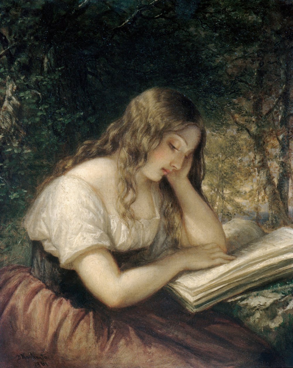 Studie i en skov, 1861. af Daniel Huntington